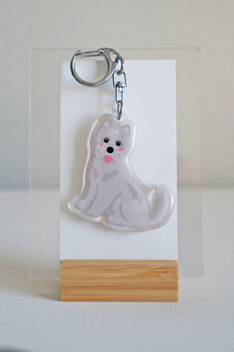 Cairn Terrier Epoxy Keychain