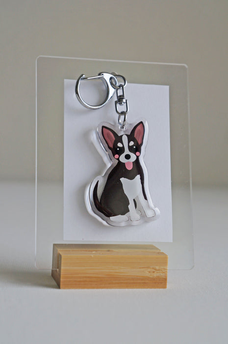 Chihuahua Epoxy Keychain