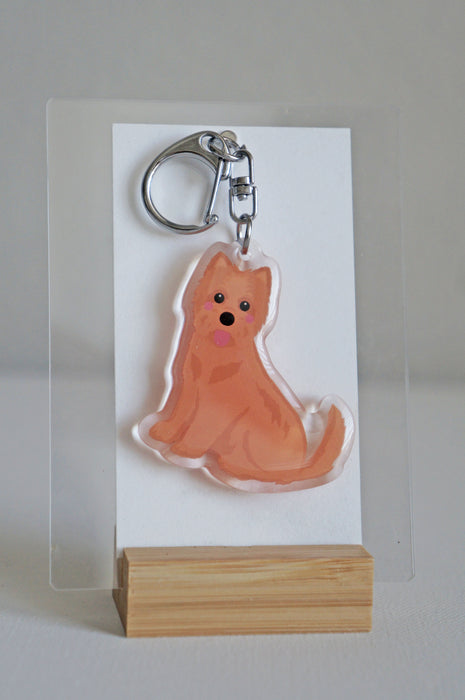 Cairn Terrier Epoxy Keychain