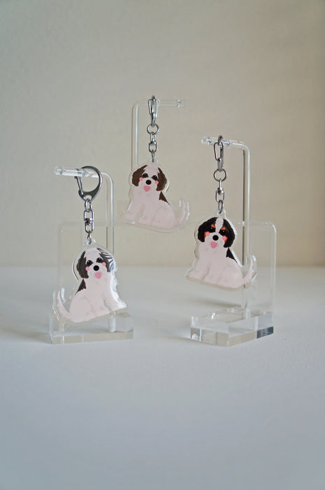 Cavachon Epoxy Keychain