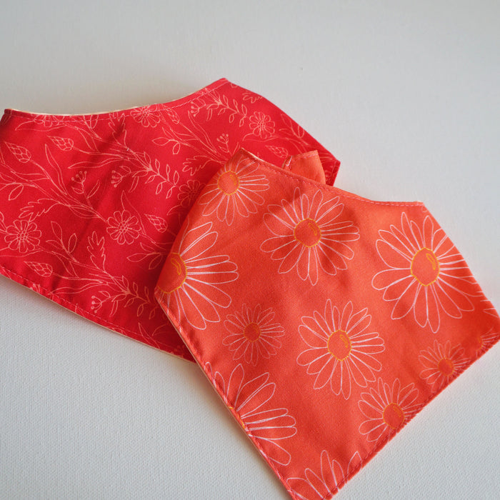 Coral Daisy Pet Bandanas