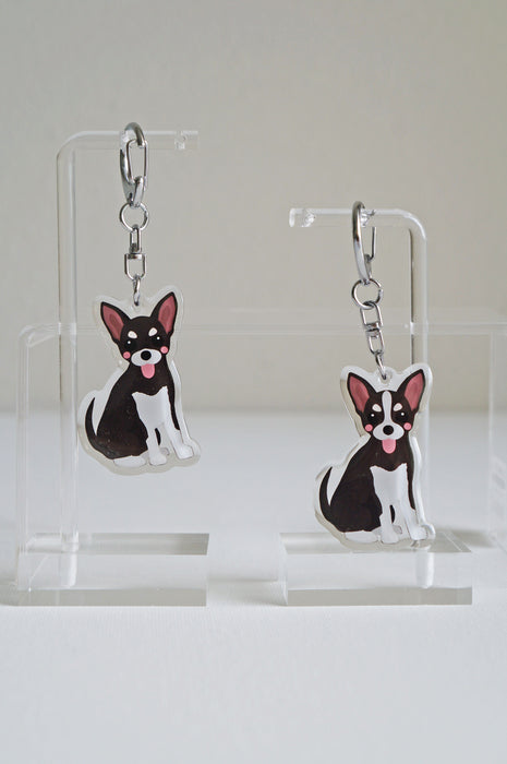 Chihuahua Epoxy Keychain