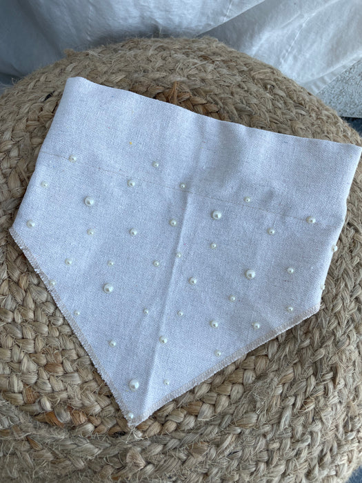 Pearl Canvas Pet Bandanas