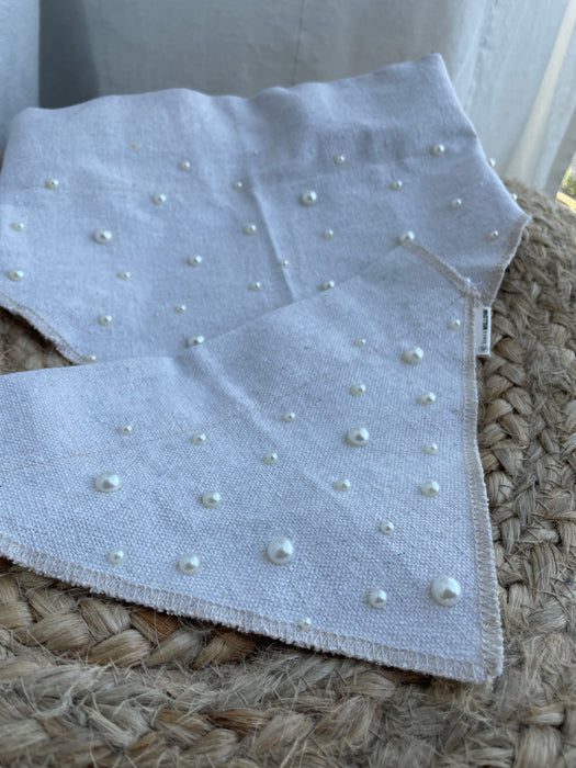 Pearl Canvas Pet Bandanas