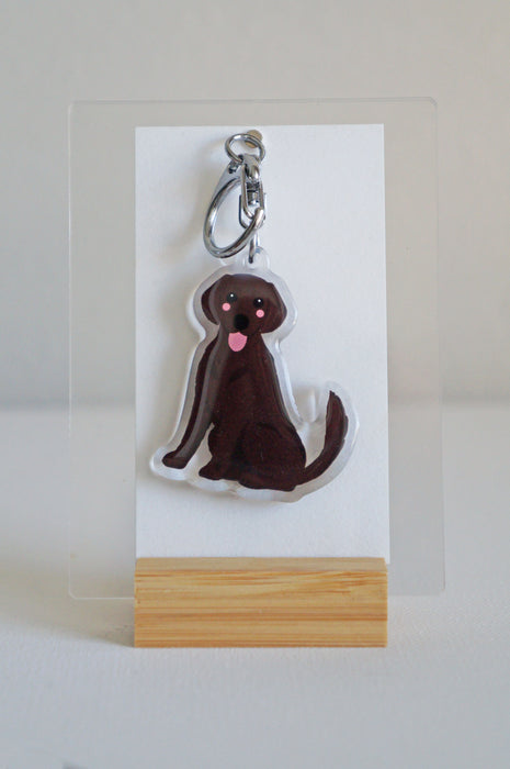 Labrador Retriever Epoxy Keychain