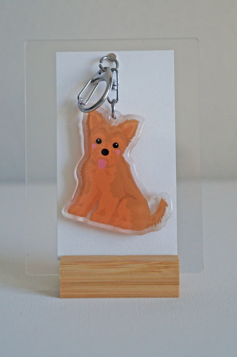 Yorkshire Terrier Epoxy Keychain