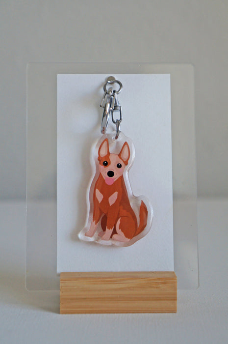 Australian Cattle Dog Epoxy Keychain