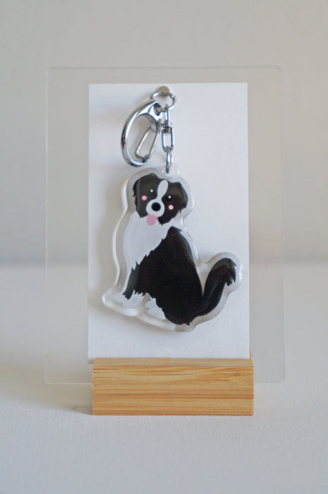 Australian Shepherd Epoxy Keychain