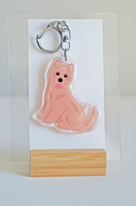 Cairn Terrier Epoxy Keychain