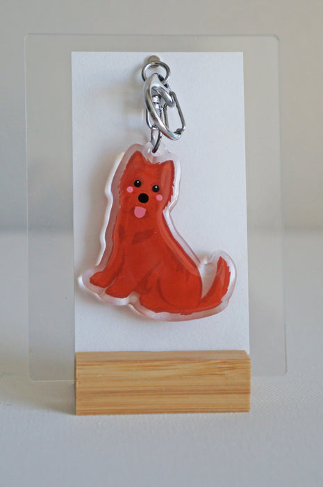 Cairn Terrier Epoxy Keychain