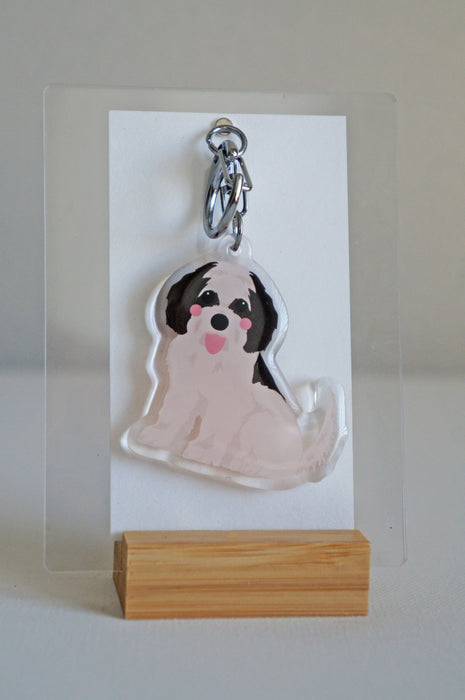 Cavachon Epoxy Keychain