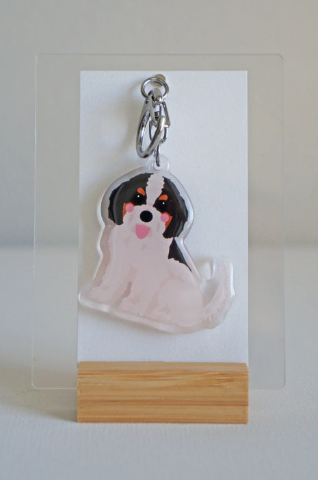 Cavachon Epoxy Keychain