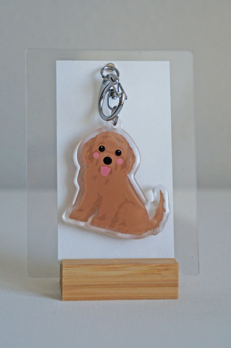 Cavachon Epoxy Keychain