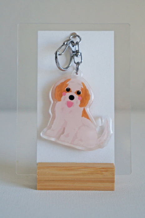 Cavachon Epoxy Keychain