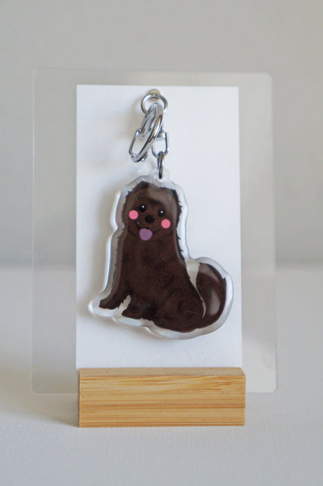 Chow Chow Epoxy Keychain