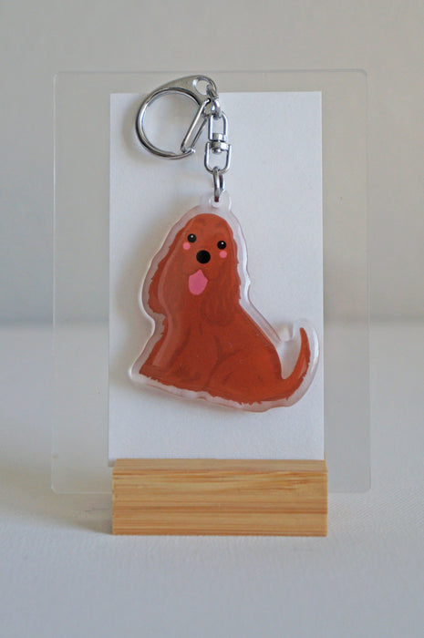 Cocker Spaniel Epoxy Keychain