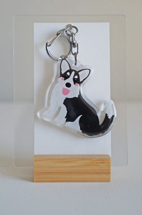 Corgi Epoxy Keychain