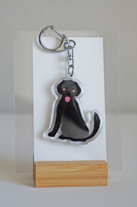 Labrador Retriever Epoxy Keychain