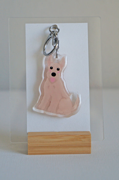 Scottish Terrier Epoxy Keychain