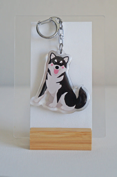 Shiba Inu Epoxy Keychain