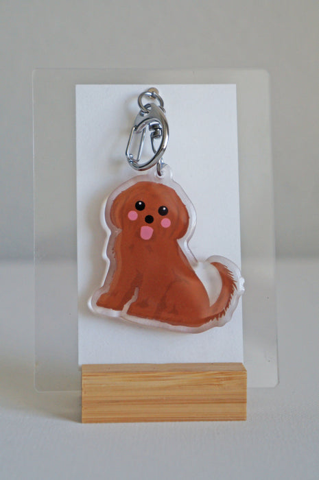 Shih Tzu Epoxy Keychain