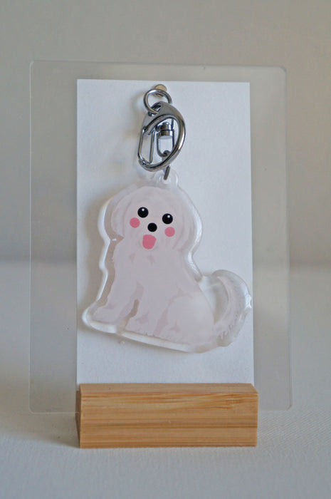 Shih Tzu Epoxy Keychain