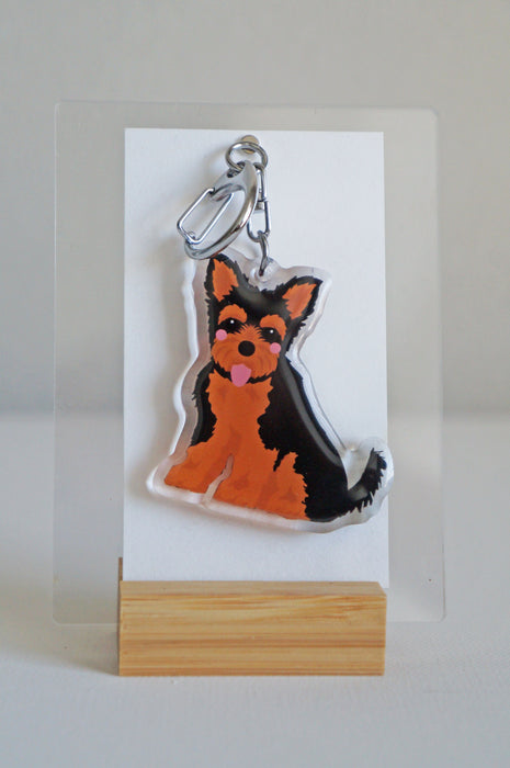 Yorkshire Terrier Epoxy Keychain