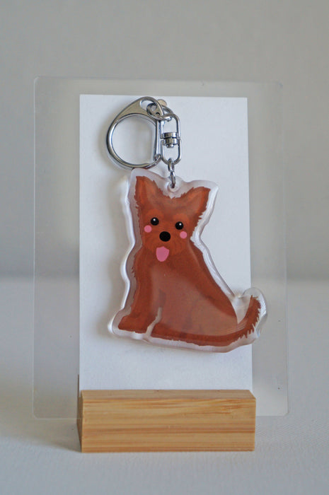 Yorkshire Terrier Epoxy Keychain