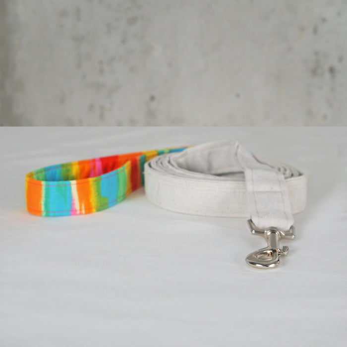 Neon Summer Canvas Leash