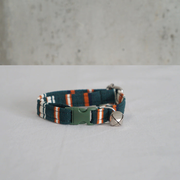 Forest Stripe Cat Collar