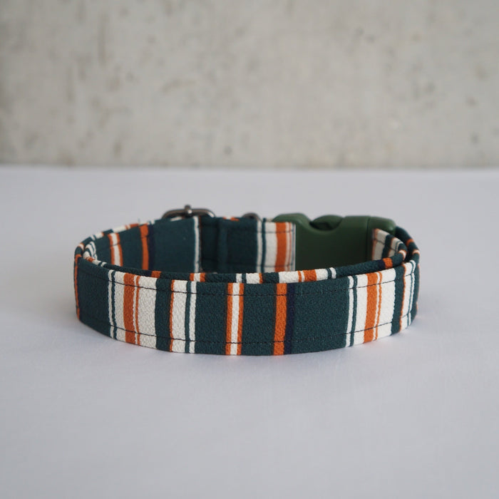 Forest Stripe Dog Collar