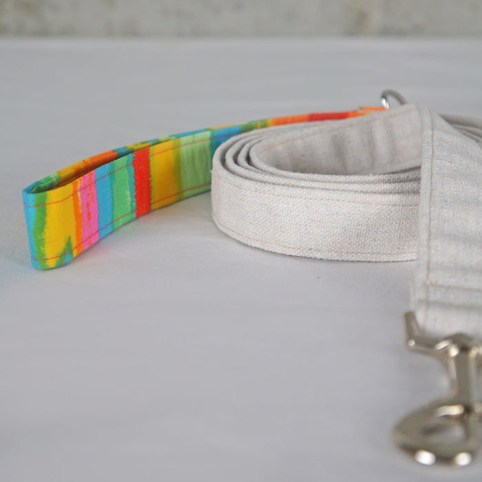 Neon Summer Canvas Leash