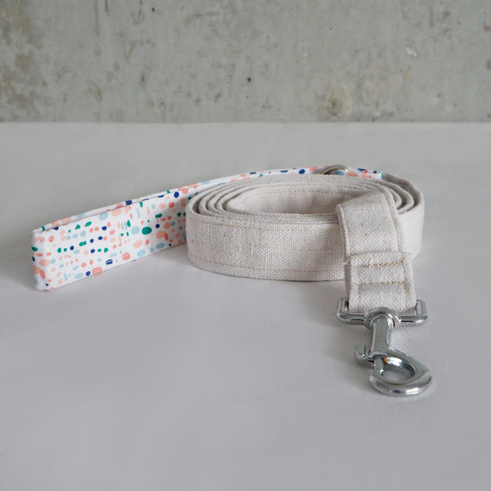 Blue Spring Canvas Leash