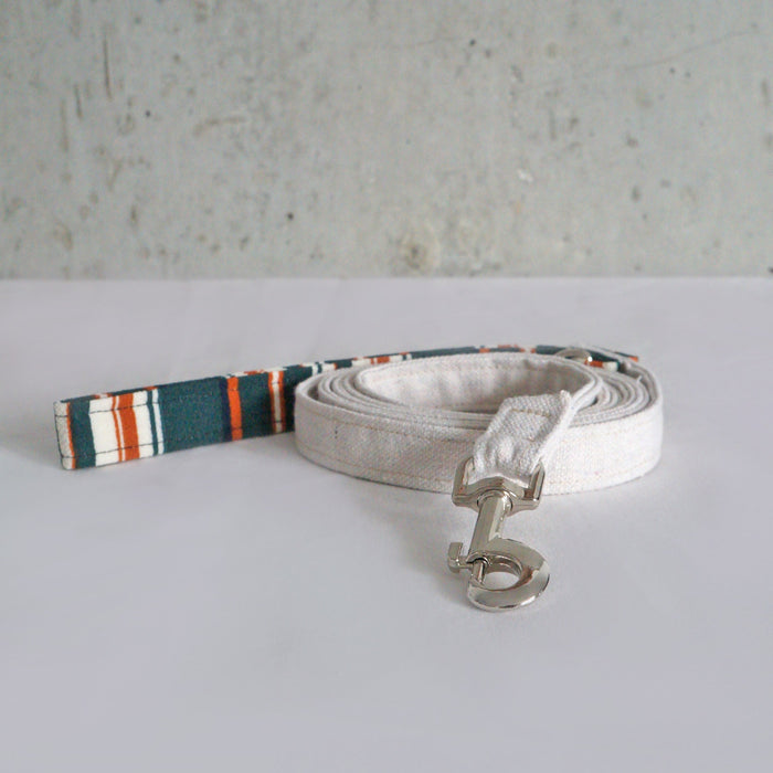 Forest Stripe Canvas Leash