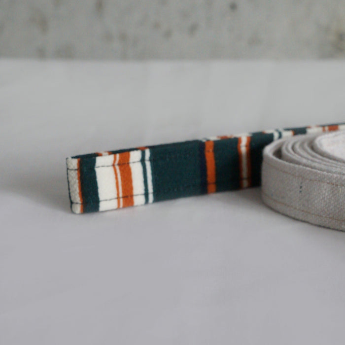 Forest Stripe Canvas Leash