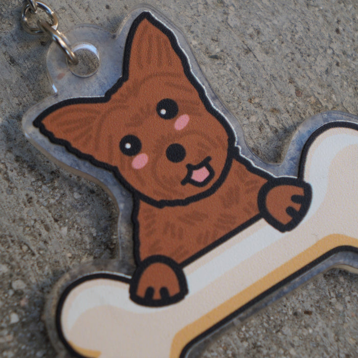 Yorkie Keychain