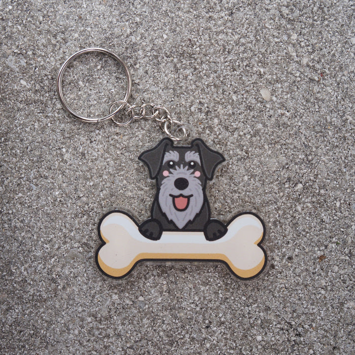 Schnauzer Keychain