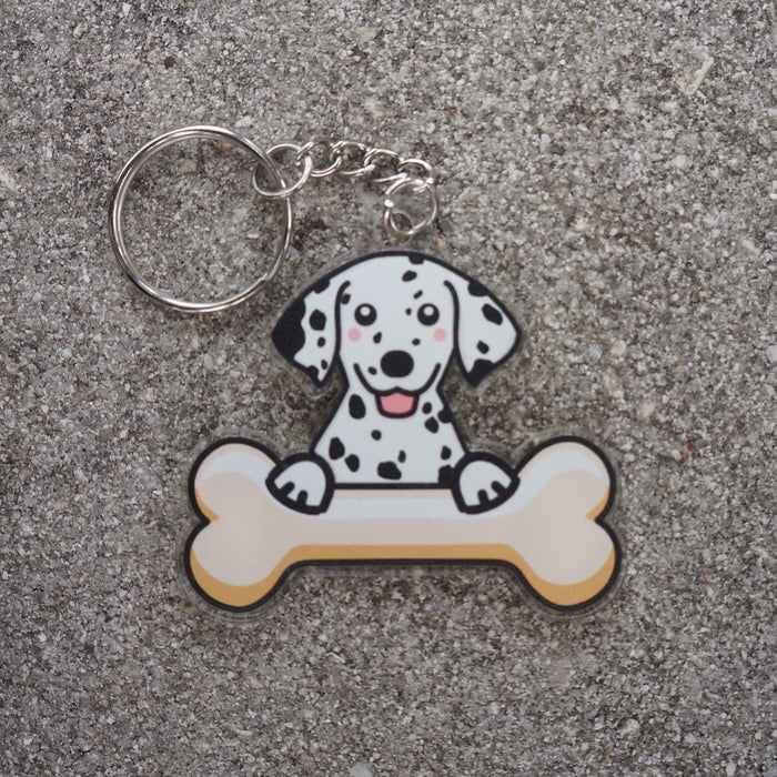 Dalmatian Keychain