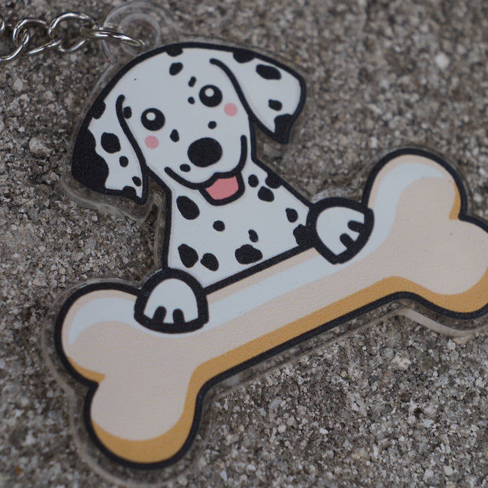 Dalmatian Keychain